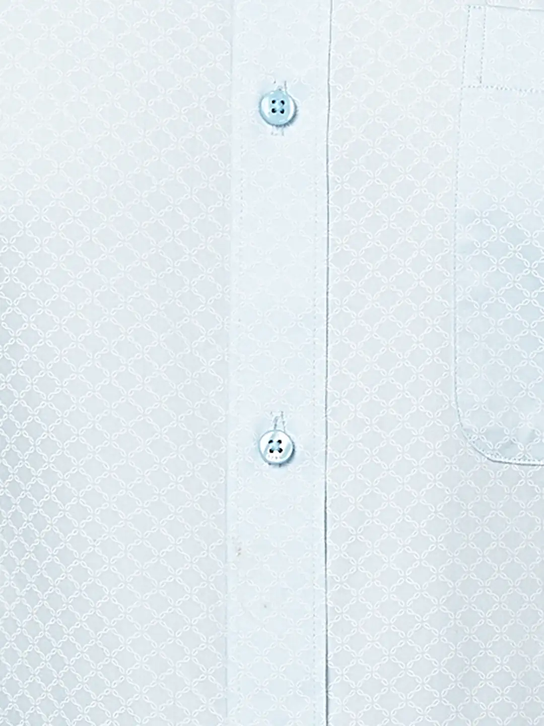 Raymond Men Blue Structure Slim Fit Cotton Shirt - Image 7
