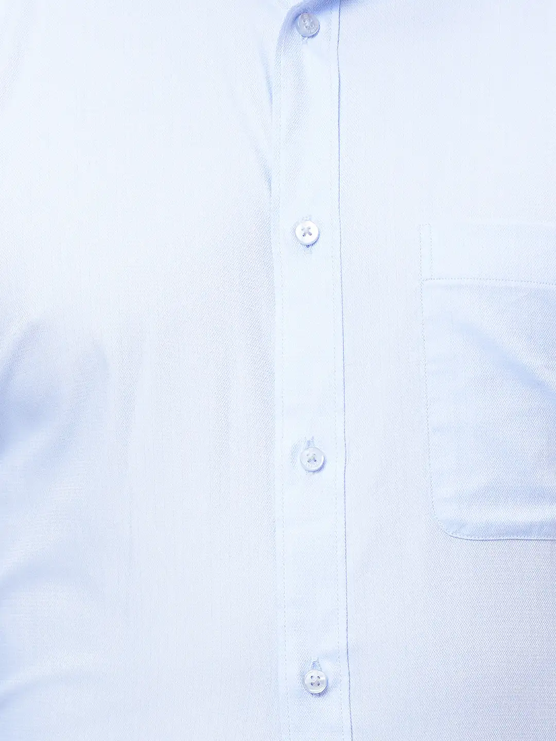 Raymond Men Blue Structure Slim Fit Cotton Shirts - Image 7
