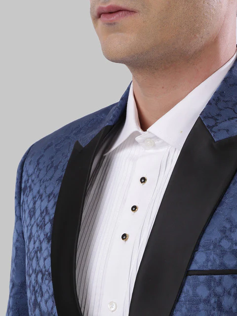 Raymond Men Blue Tailored Fit Polyester Blend SUIT - Image 6