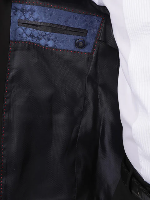 Raymond Men Blue Tailored Fit Polyester Blend SUIT - Image 8