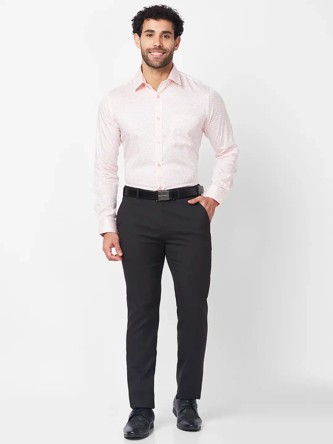Raymond Men Brown Checks Slim Fit Polyester Blend Trouser - Image 6