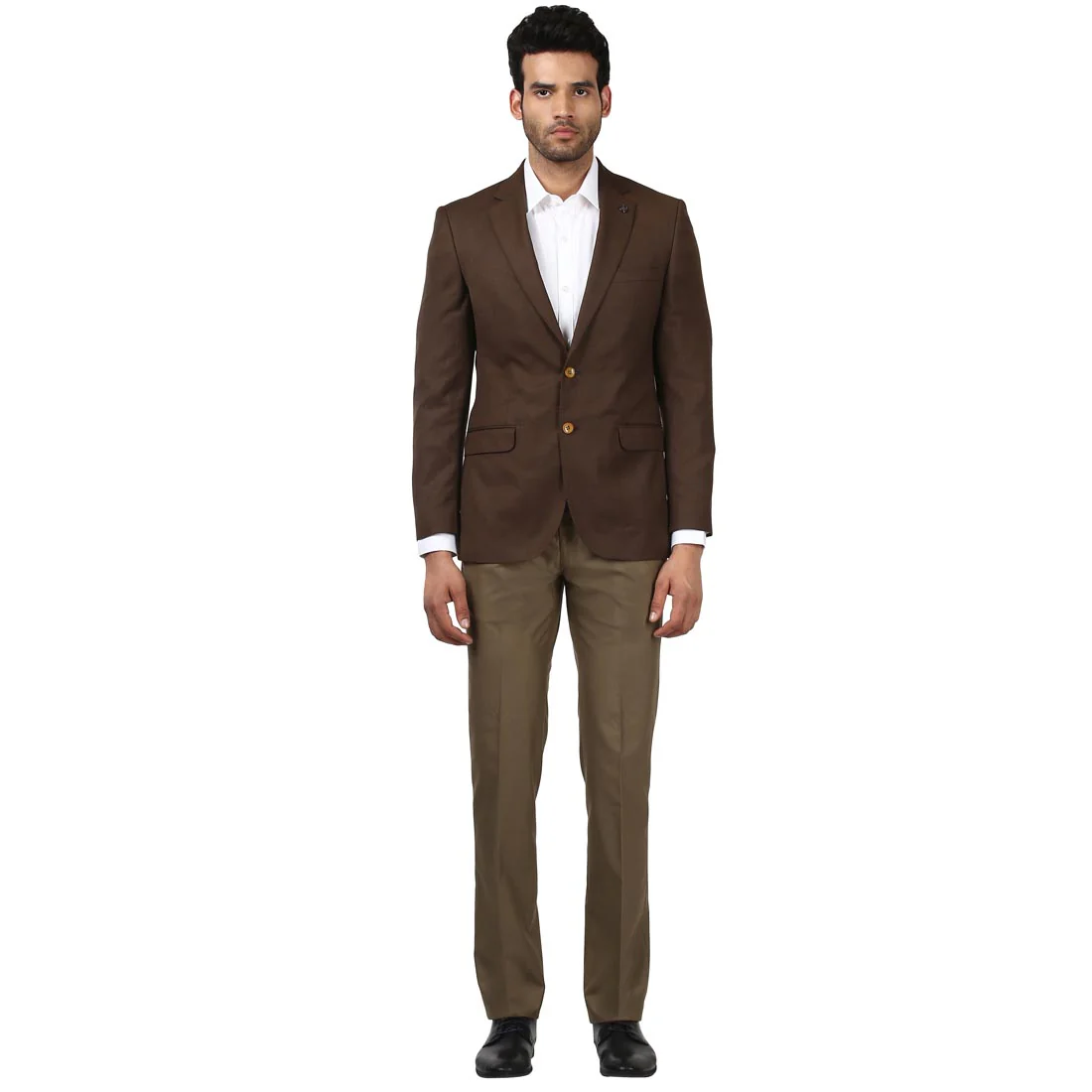 Raymond Men Brown Contemporary Fit Polyester Blend Jackets - Image 5