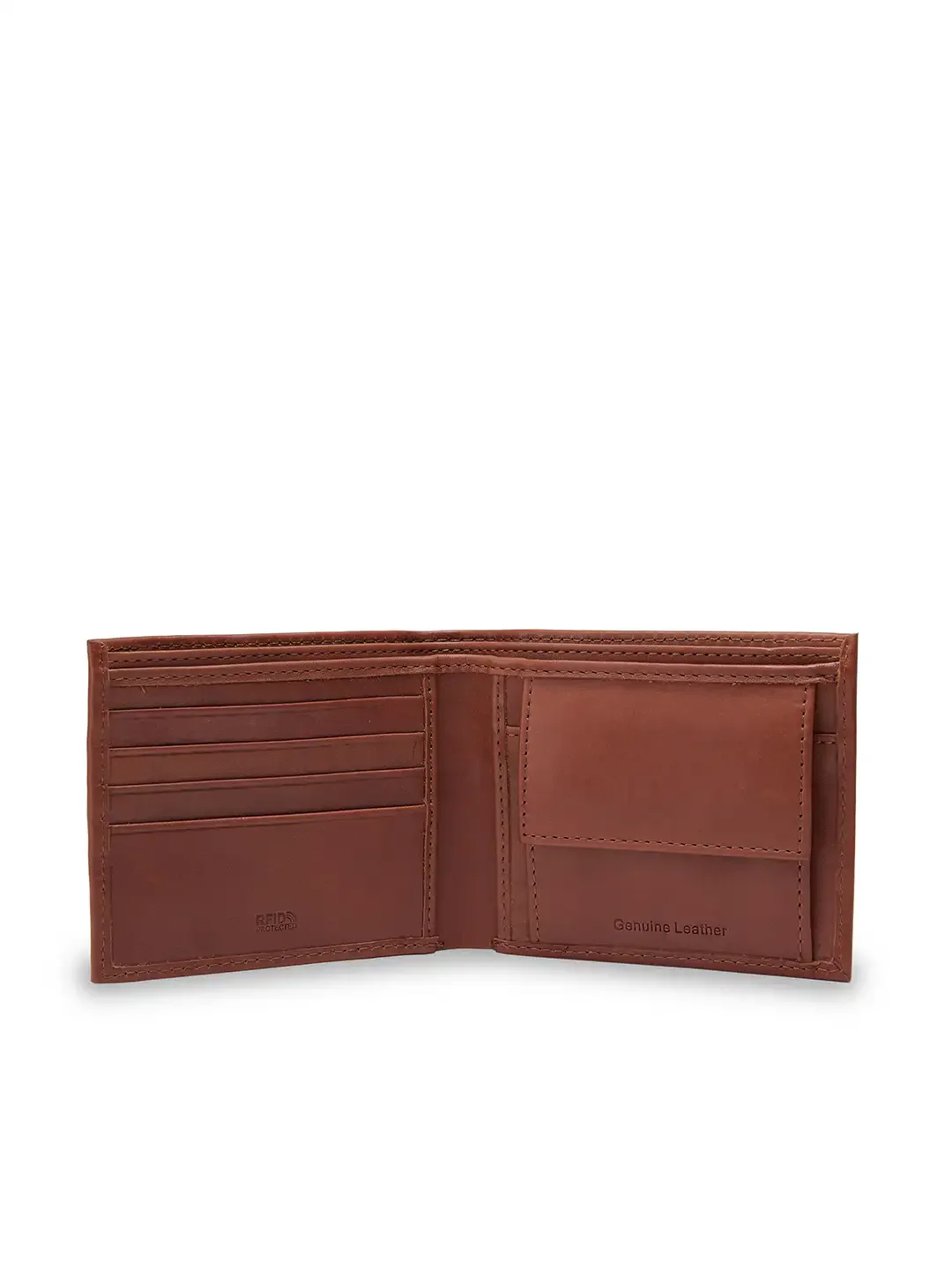 Raymond Men Brown Leather Wallet - Image 3