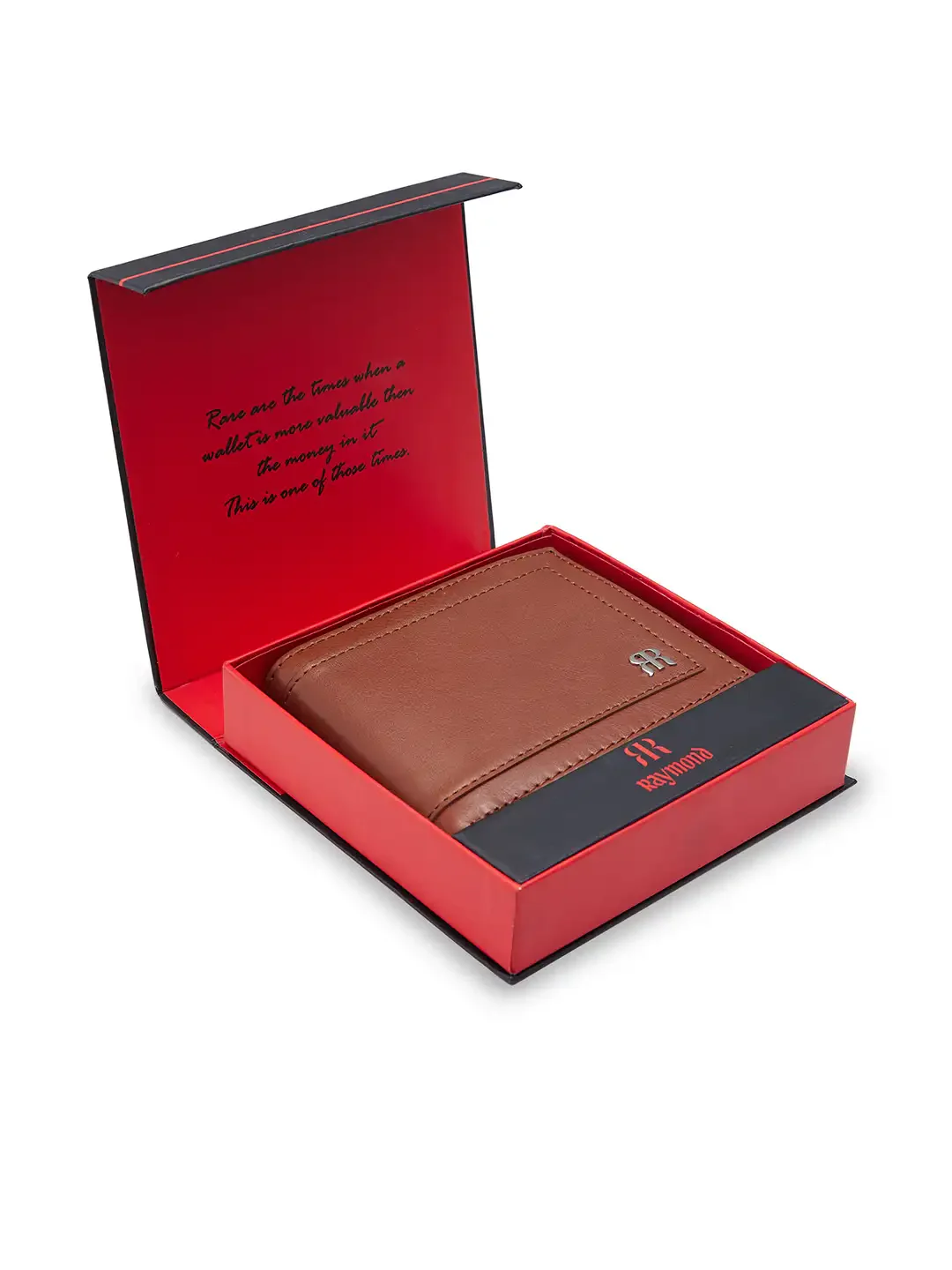 Raymond Men Brown Leather Wallet - Image 5