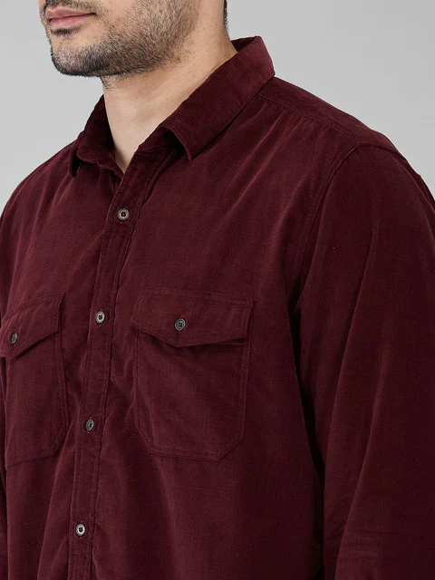 Raymond Men Brown Printed Slim Fit Cotton Shirt - Image 6