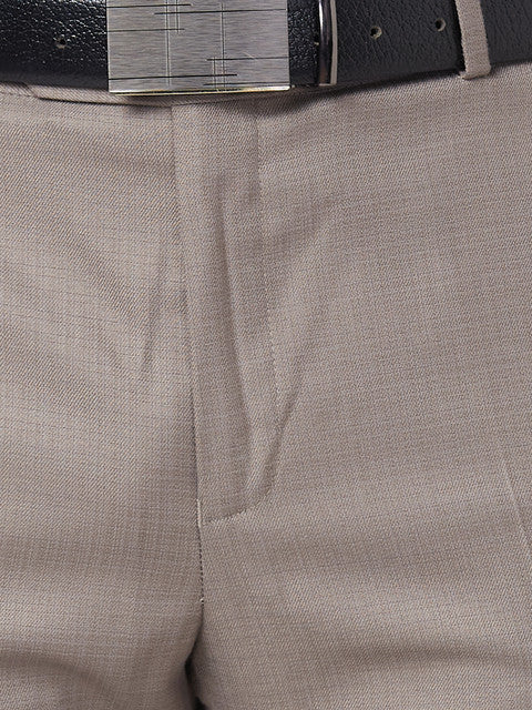 Raymond Men Brown Slim Fit Structured Trouser - Image 7