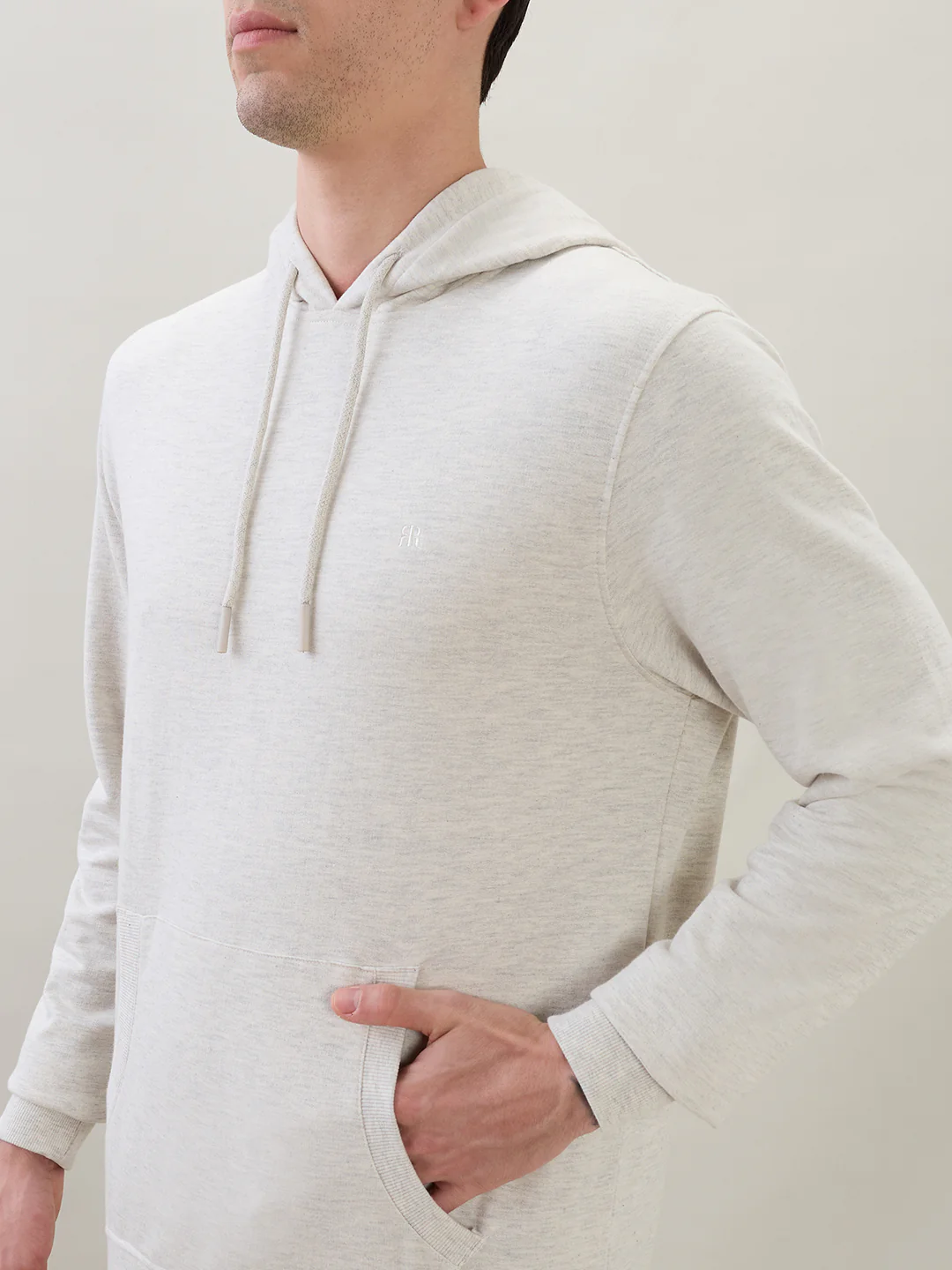 Raymond Men Brown Solid Regular Fit Cotton Blend Sweatshirt - Image 6