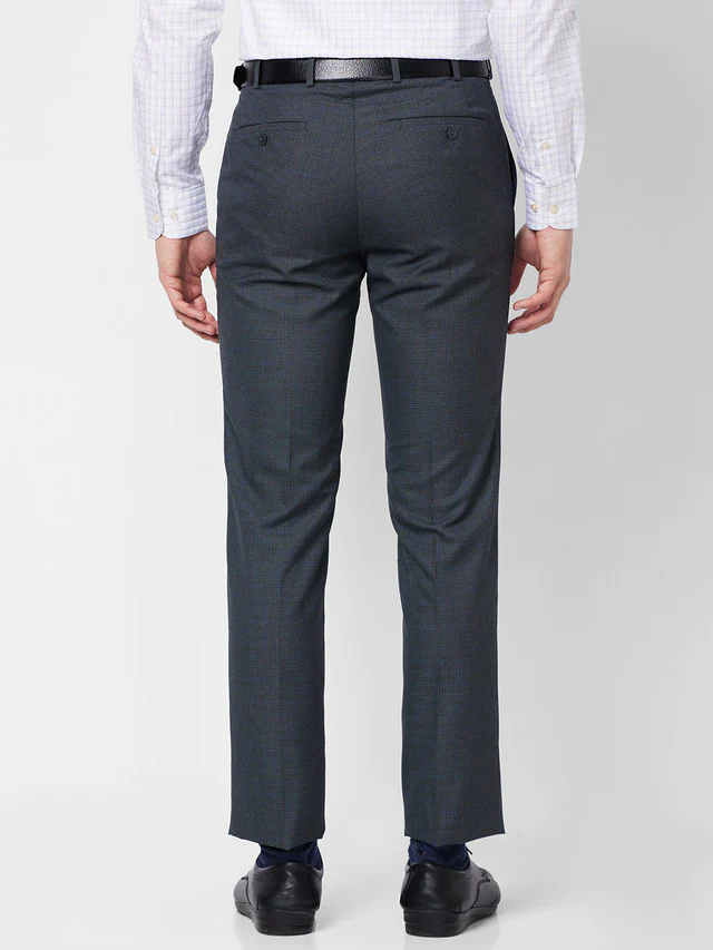 Raymond Men Brown Structure Contemporary Fit Cotton Formal Shirt - Image 4