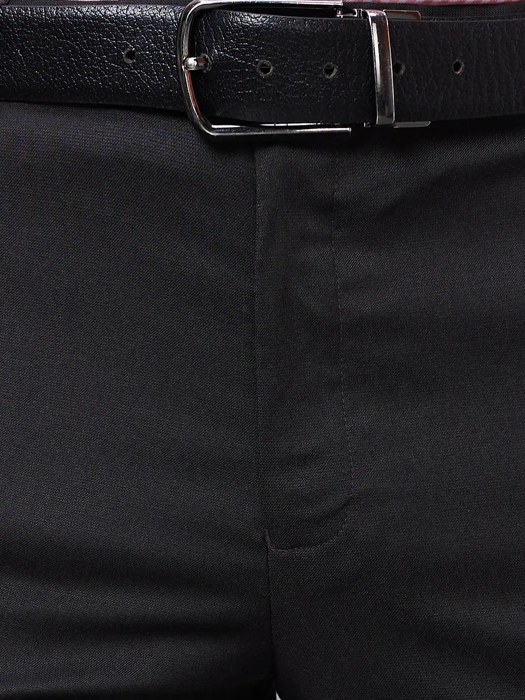 Raymond Men Brown Structure Slim Fit Polyester Blend Trousers - Image 7