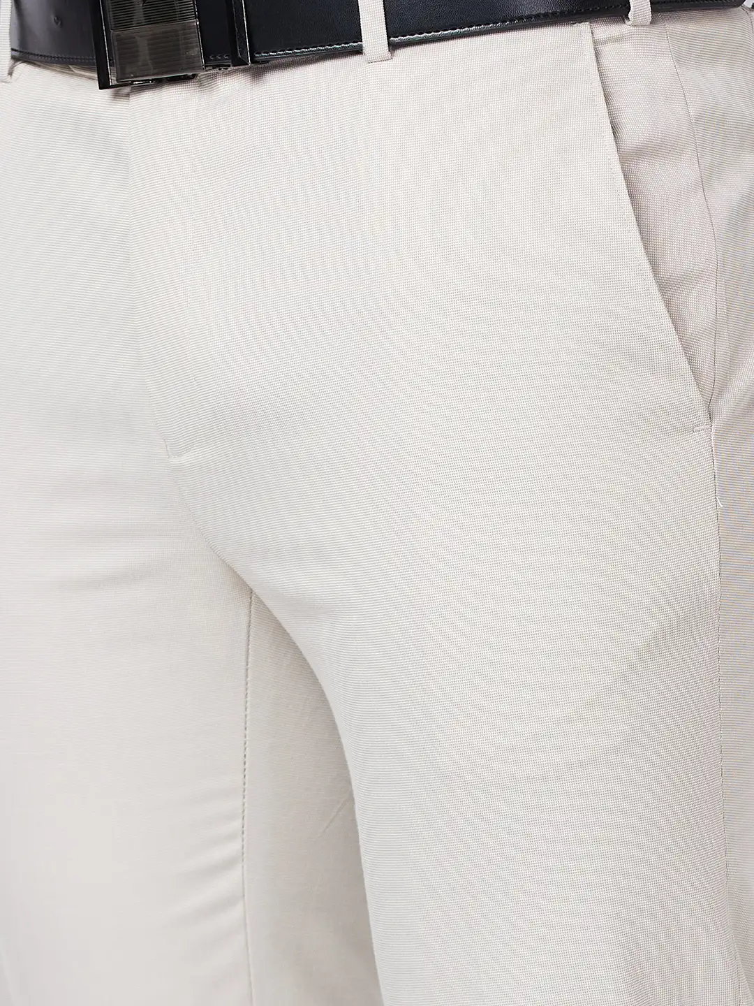 Raymond Men Fawn Structure Slim Fit Polyester Blend Trouser - Image 6
