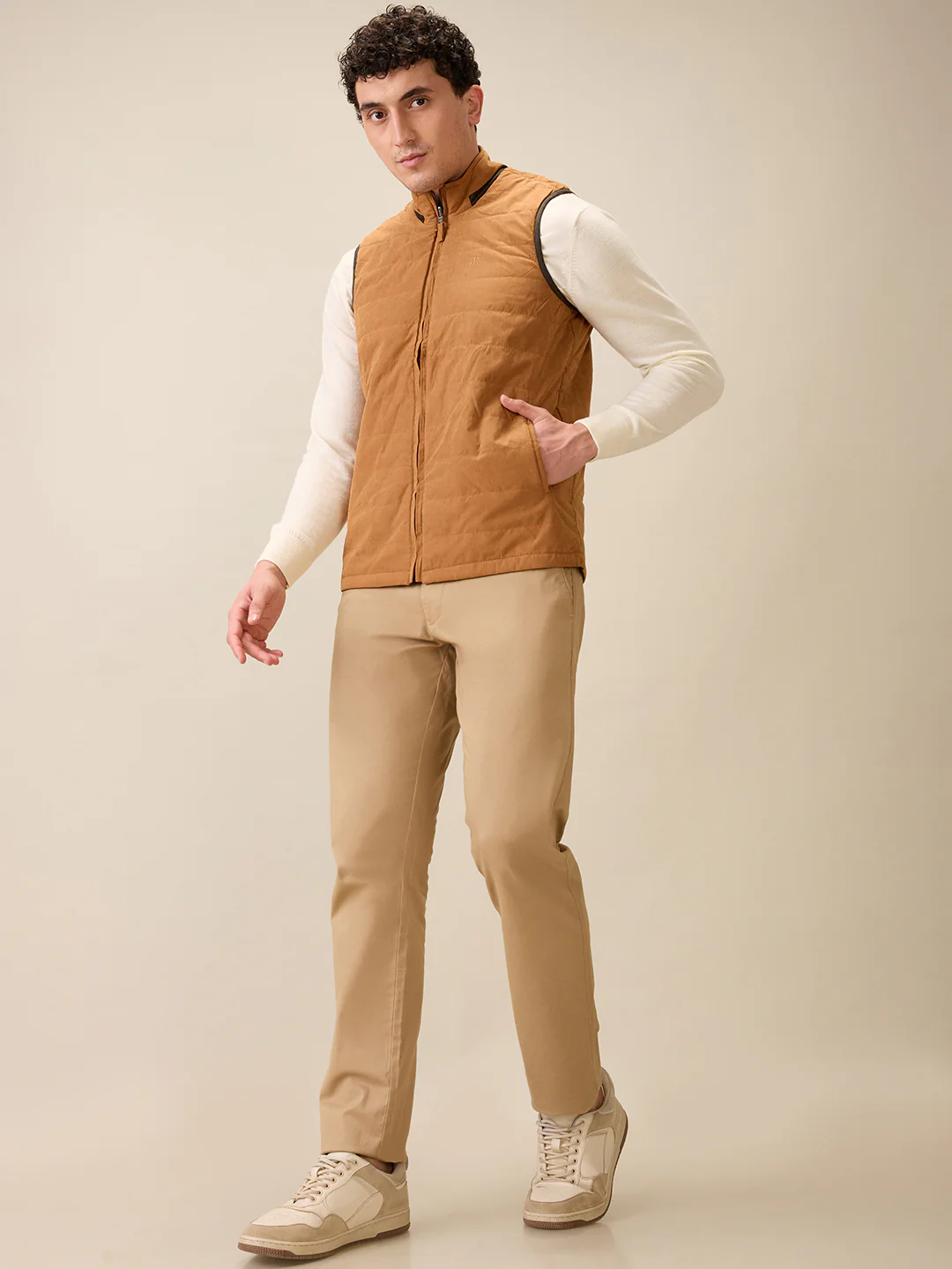 Raymond Men Green Contemporary Fit Polyester Jacket - Image 5