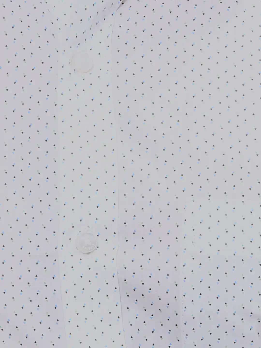 Raymond Men White Printed Slim Fit Cotton Formal Shirt - Image 7