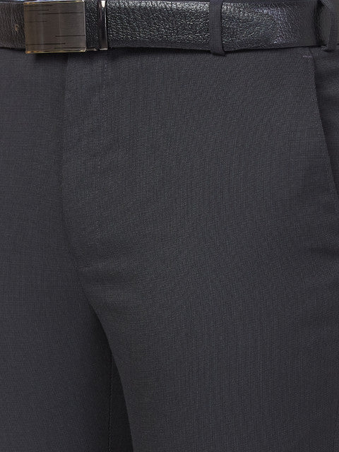 Raymond Men Grey Slim Fit Structured Trouser - Image 6