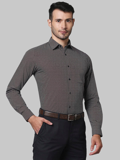 Raymond Men Maroon Slim Fit Printed Shirt - Image 2