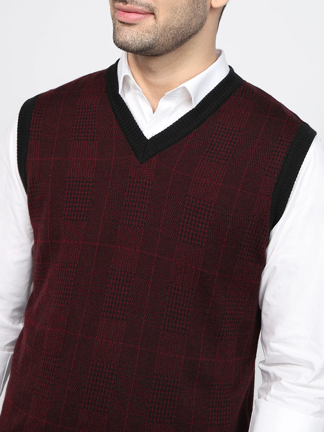 Raymond Men Maroon Wrapper M Blend Sweatshirt - Image 6