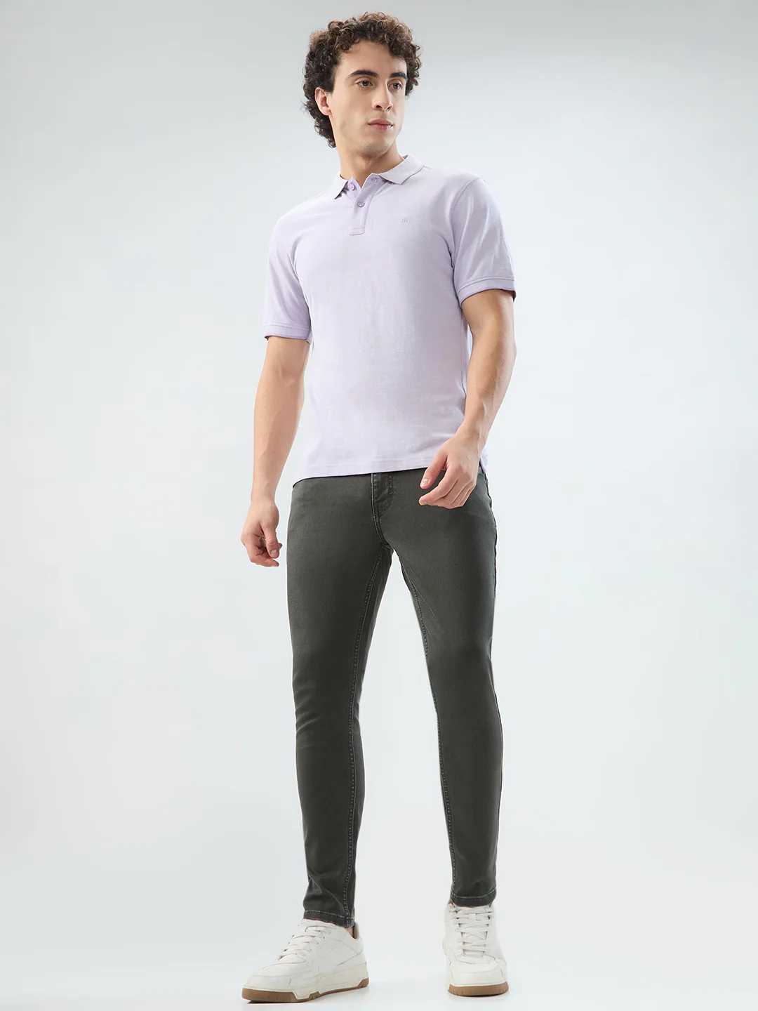 Raymond Men Purple Solid Modern Fit Cotton T-shirt - Image 6