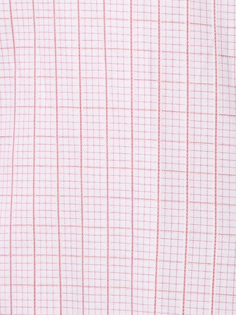 Raymond Men Red Slim Fit Checks Shirt - Image 7