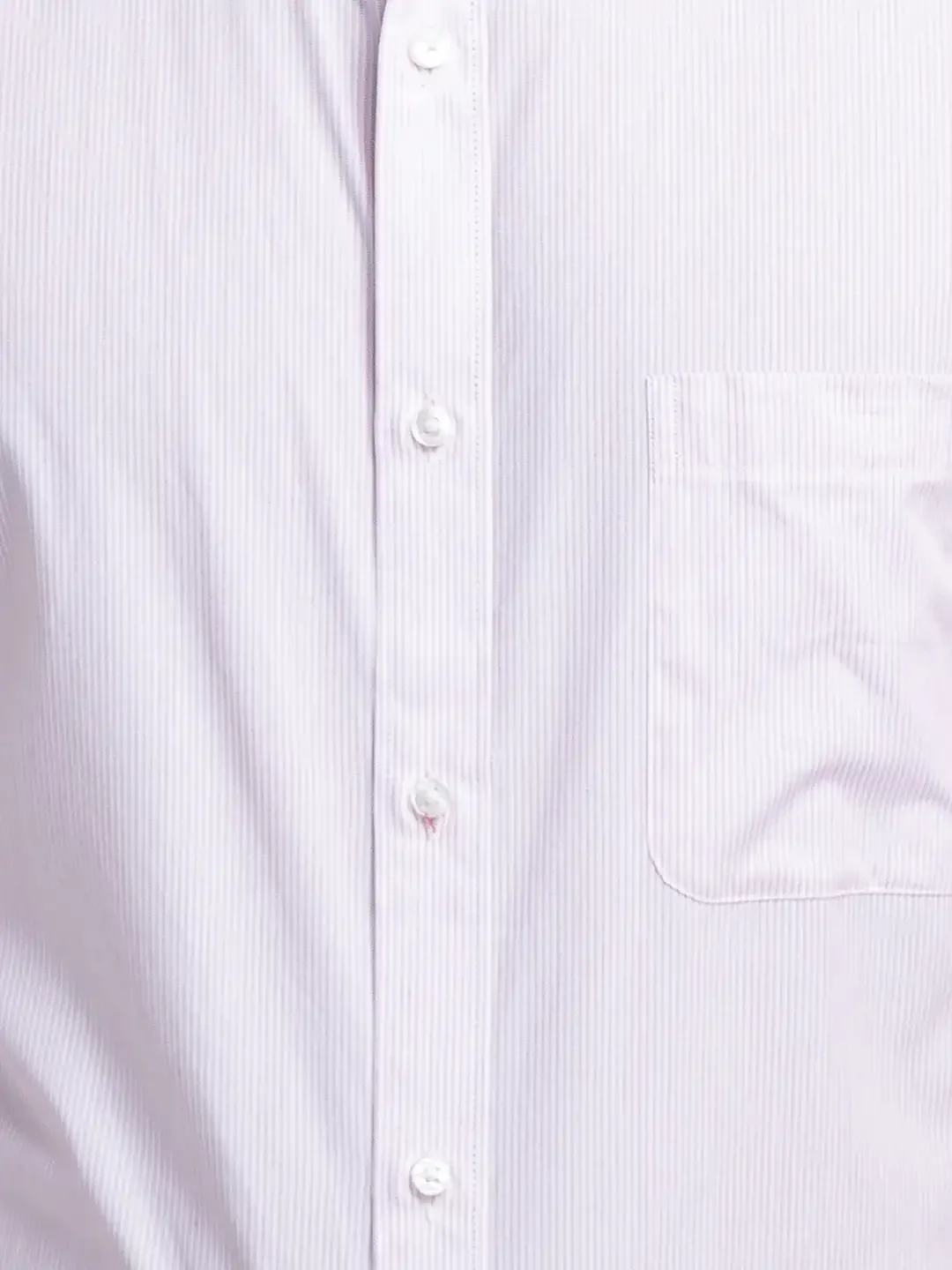 Raymond Men Pink Slim Fit Stripe Formal Shirt - Image 7