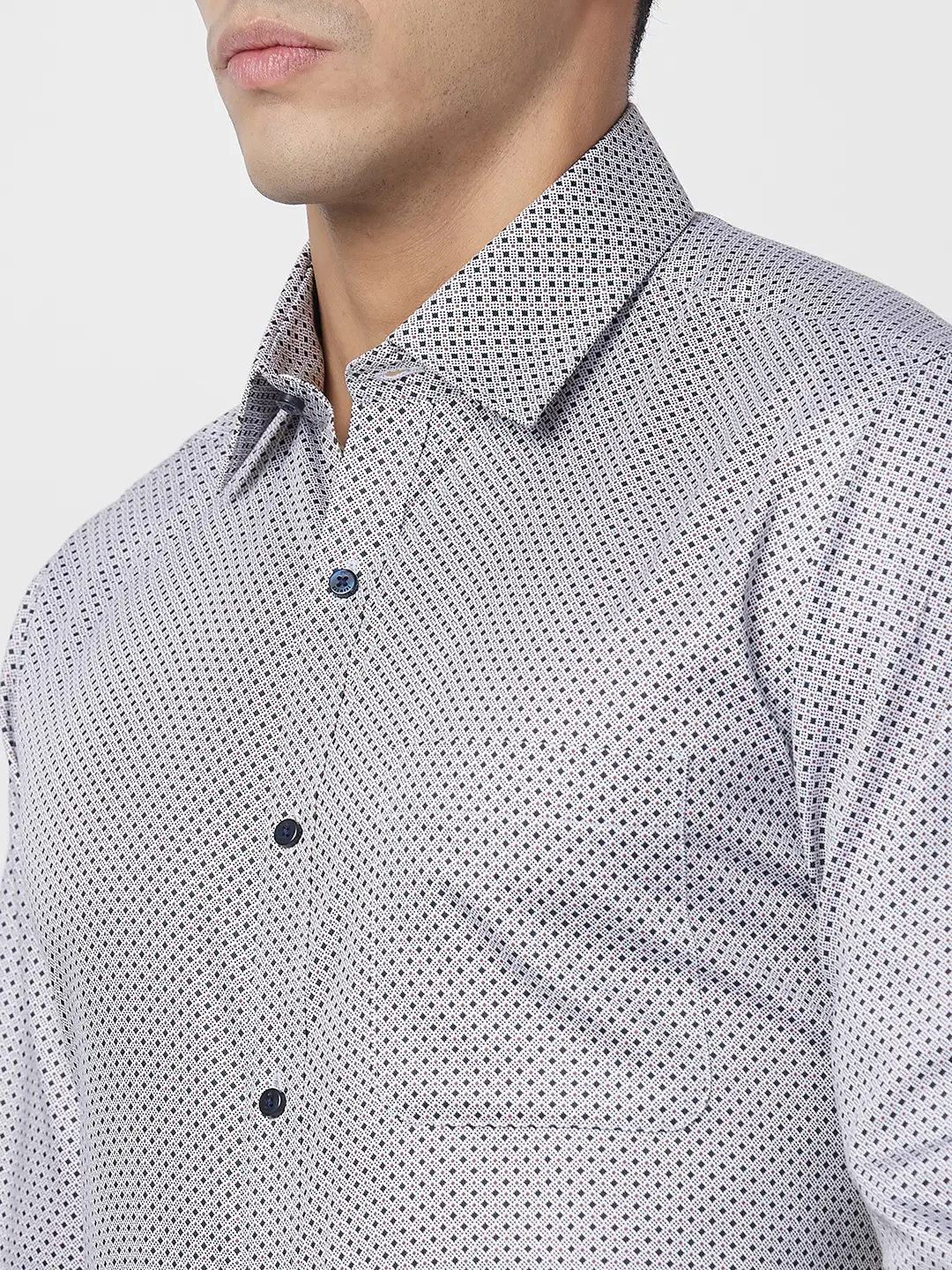 Raymond Men Yellow Structure Slim Fit Cotton Shirt - Image 7