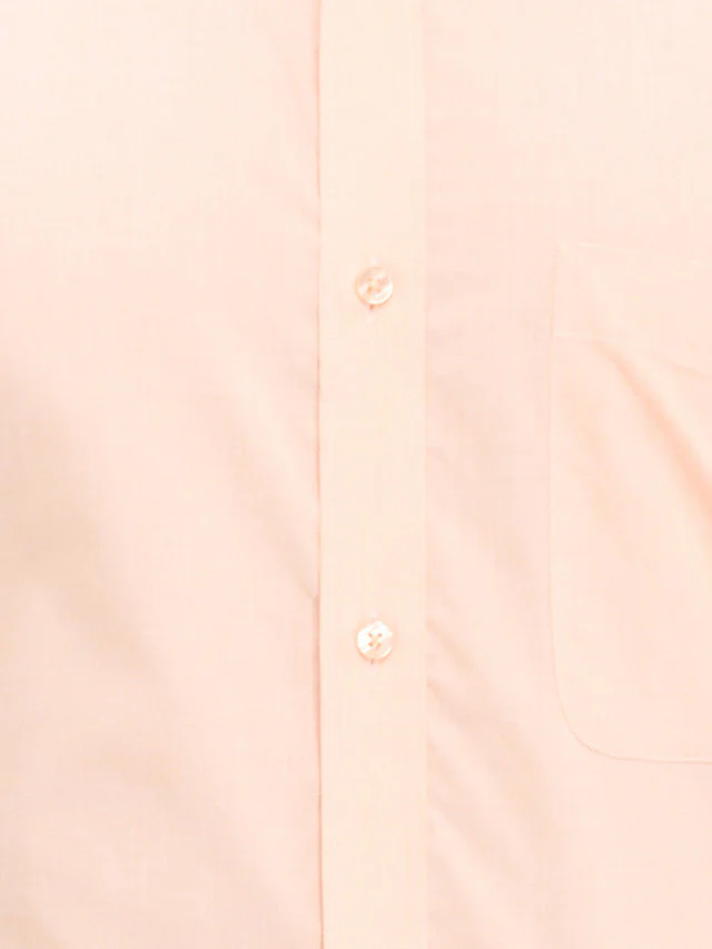 Raymond Orange Solid Slim Fit Full Sleeve Cotton Shirt - Image 7