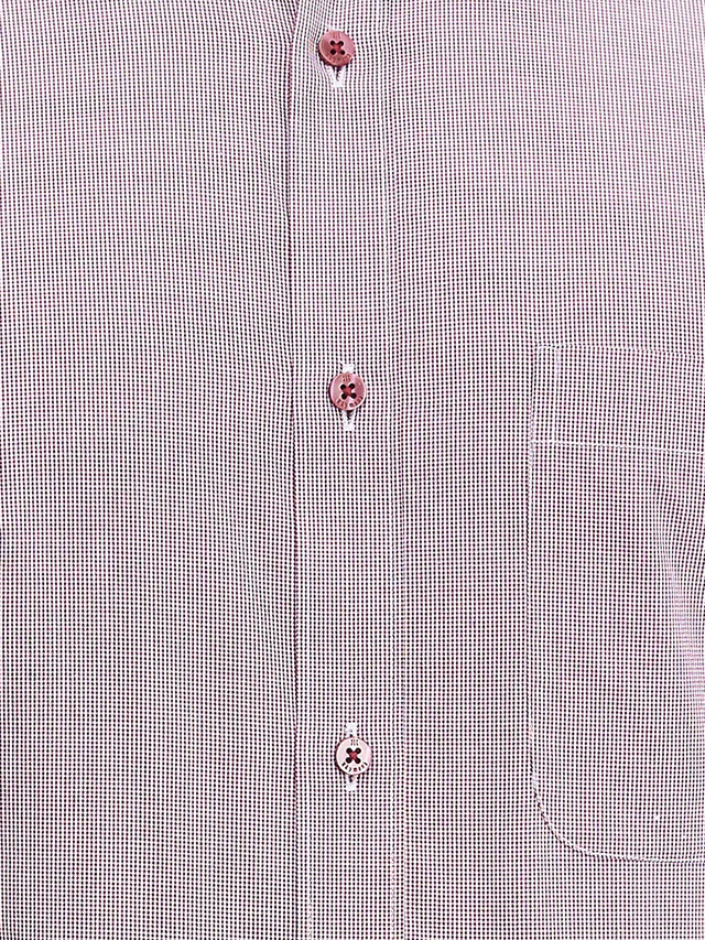 Raymond Purple Checks Slim Fit Full Sleeve Cotton Shirt - Image 8