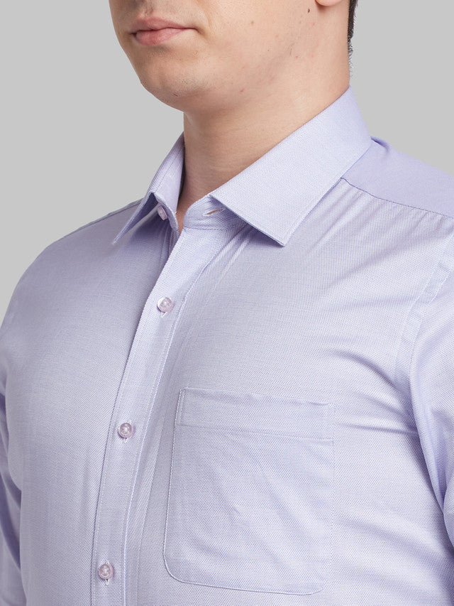Raymond Purple Structure Contemporary Fit Full Sleeve Cotton Shirt - Image 6