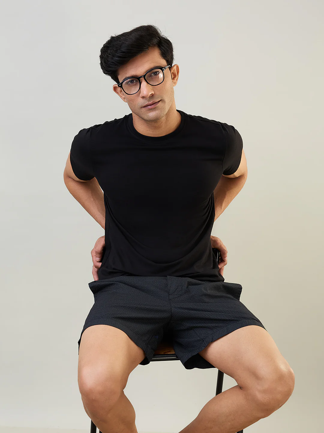 Sleepz Men Black Print Regular Fit Cotton Boxer - Image 5