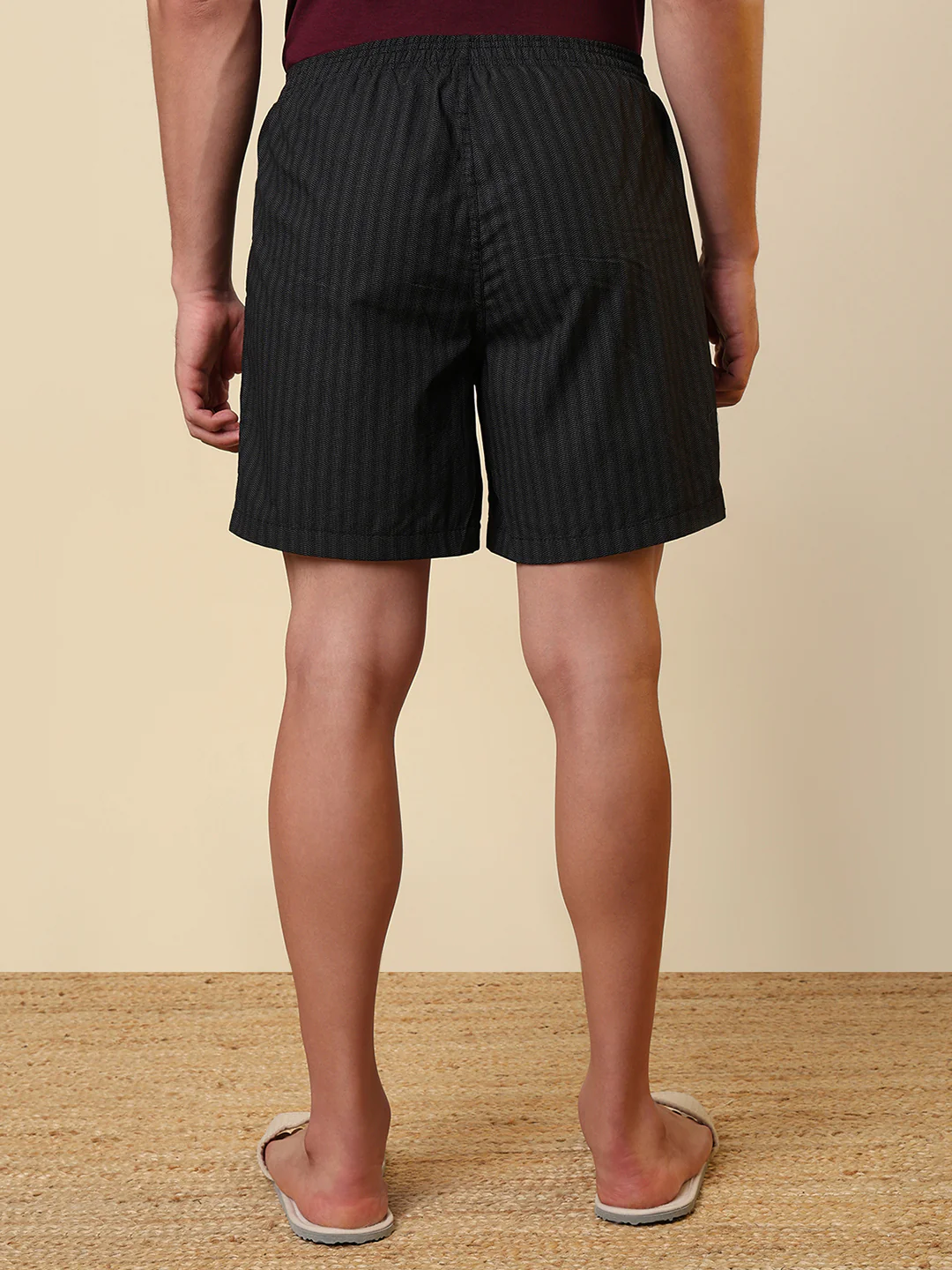 Sleepz Men Black Printed Regular Fit Cotton Boxer - Image 4