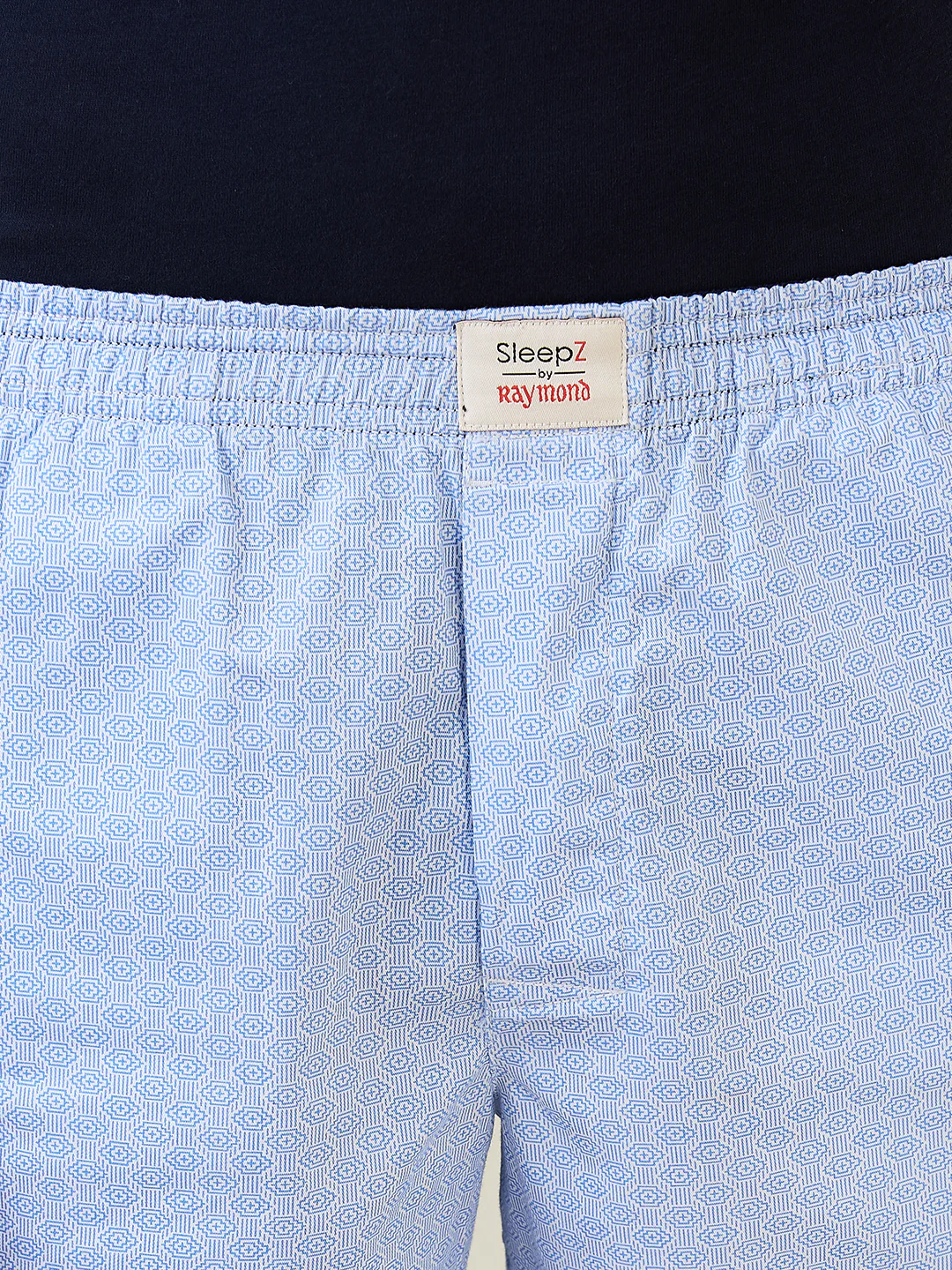 Sleepz Men Blue Print Regular Fit Cotton Boxer - Image 6