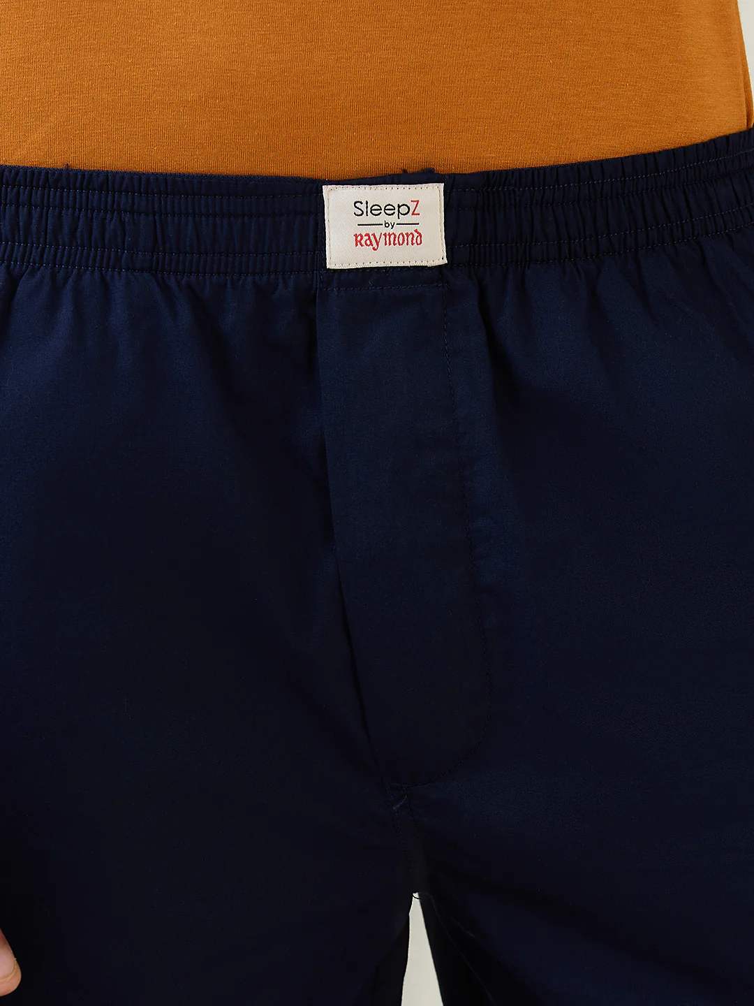 Sleepz Men Blue Solid Regular Fit Cotton Pyjama - Image 5