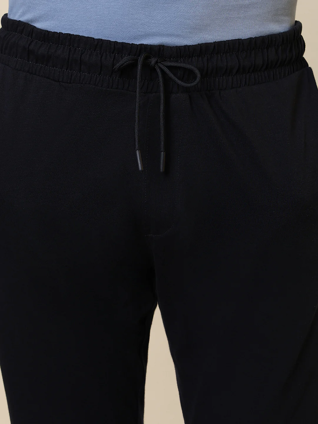 Sleepz Men Blue Solid Regular Fit Cotton Trackpant - Image 7