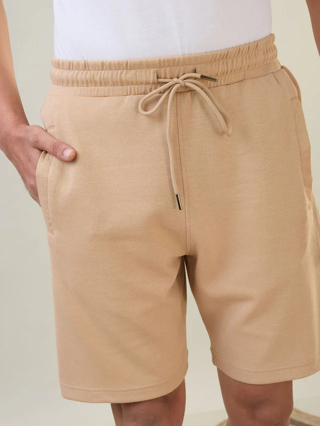 Sleepz Men Fawn Solid Regular Fit Cotton Blend Shorts - Image 7