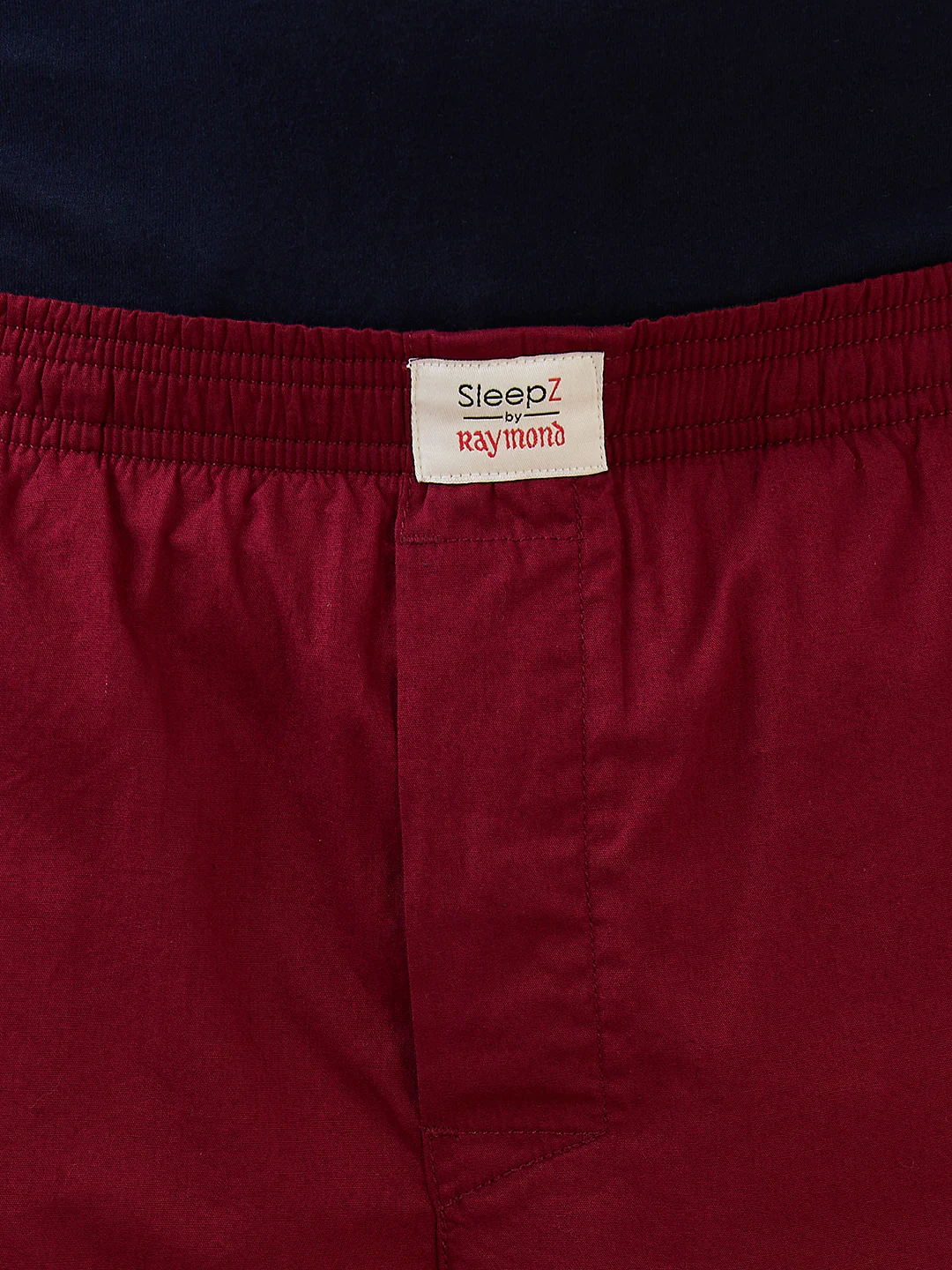 Sleepz Men Maroon Solid Regular Fit Cotton Boxer - Image 6