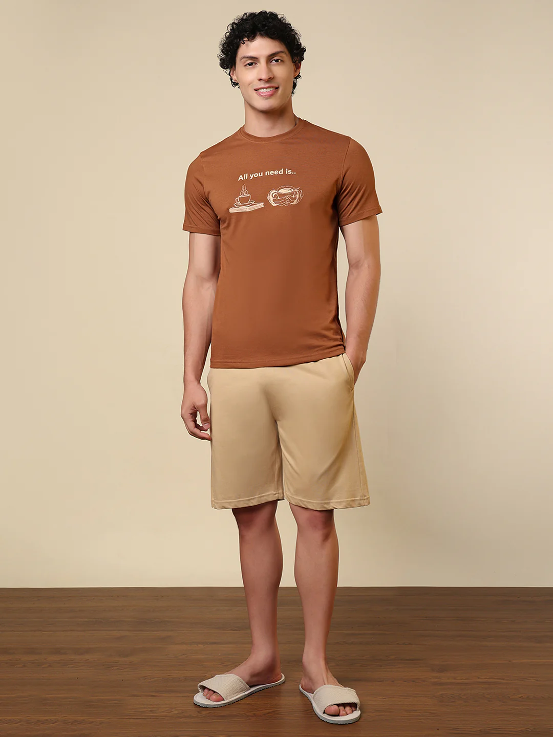 Sleepz Men Multi-Colour Solid Cotton Garment Kit