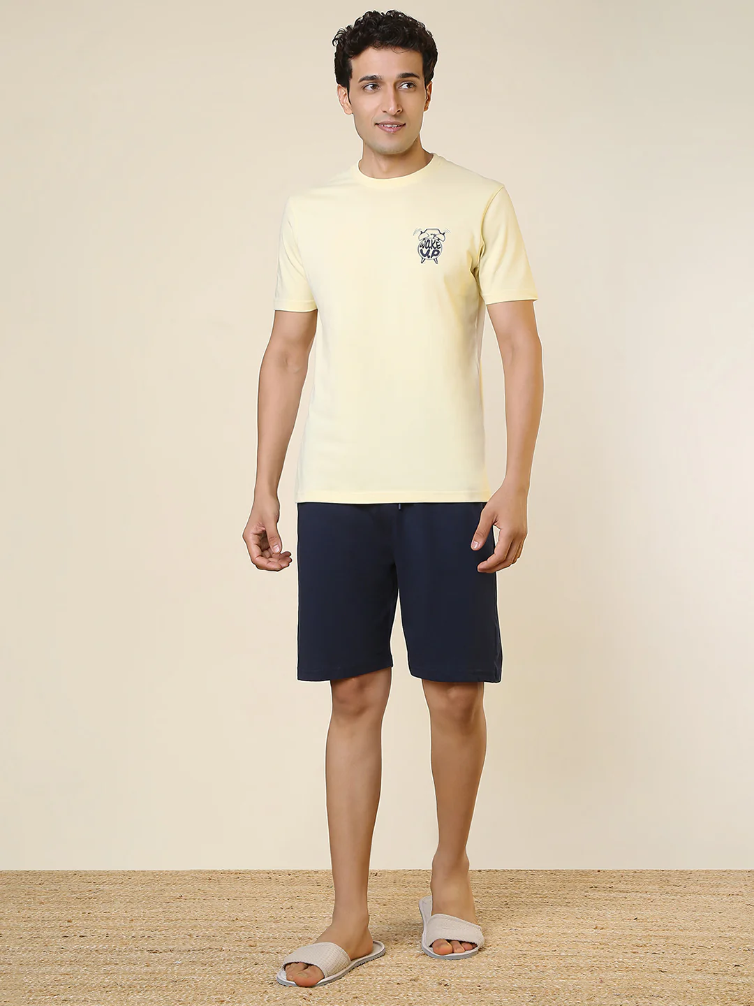 Sleepz Men Multi-Colour Solid Cotton Garment Kit
