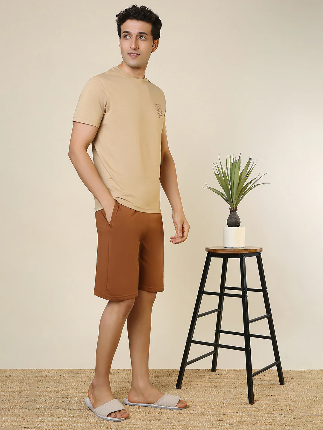 Sleepz Men Multi-Colour Solid Cotton Garment Kit - Image 5