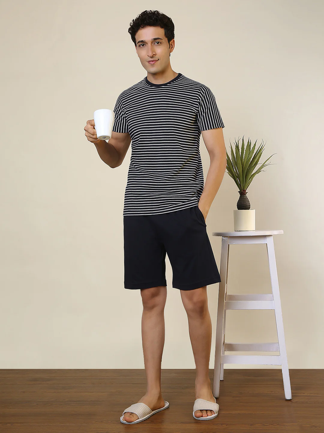 Sleepz Men Multi-Colour Solid Cotton Garment Kit - Image 5
