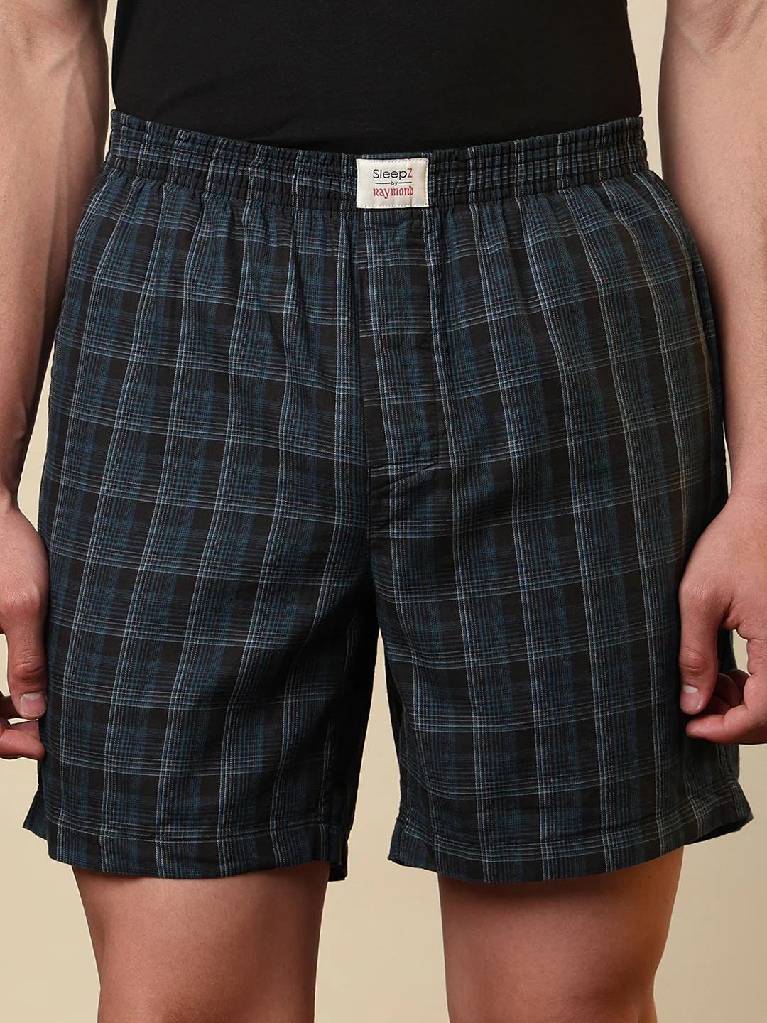 Sleepz Men Multi-Colour Solid Regular Fit Cotton Boxer - Image 7