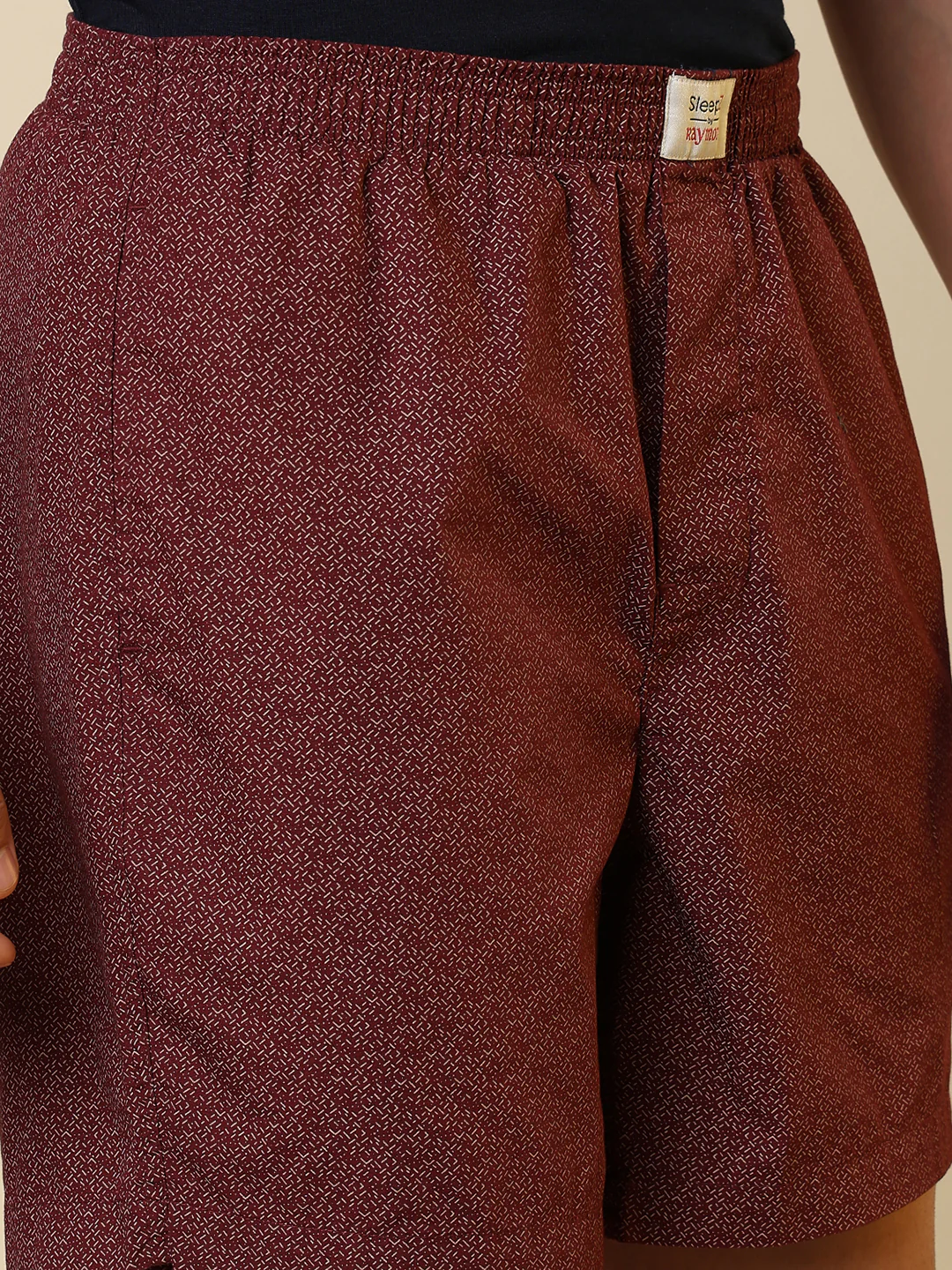 Sleepz Men Red Printed Regular Fit Cotton Boxer - Image 6